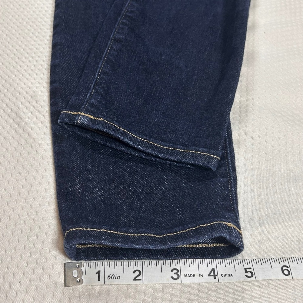 Lucky Brand Bridgette High Rise Skinny Ankle Jeans Button Fly Size 8/29 Indigo - Picture 11 of 11